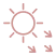 Keep out of direct sunlight icon